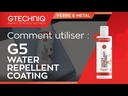 Protection pour vitres Gtechniq: G5 Water Repellent Coating Verre et Plexiglass