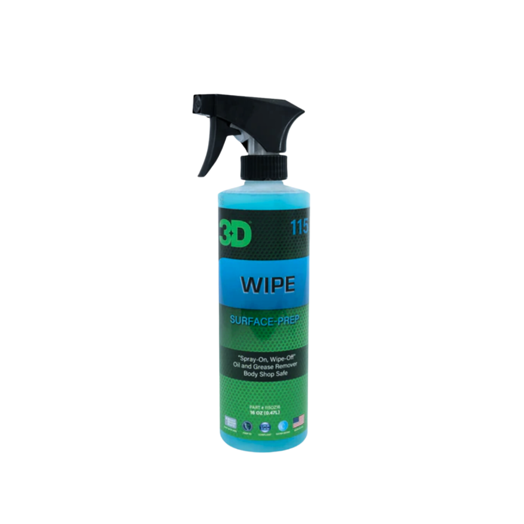 [115OZ16] Wipe Surface Prepare - IPA Dégraissant 3D Car Care (473ml)