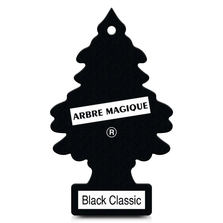 [AMBLACK] Désodorisant voiture - Arbre magique black classic