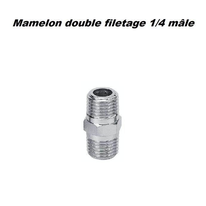 [ADAPT-FOAM-MAM] Adaptateur Foam Lance (Mamelon double filetage mâle en 1/4")