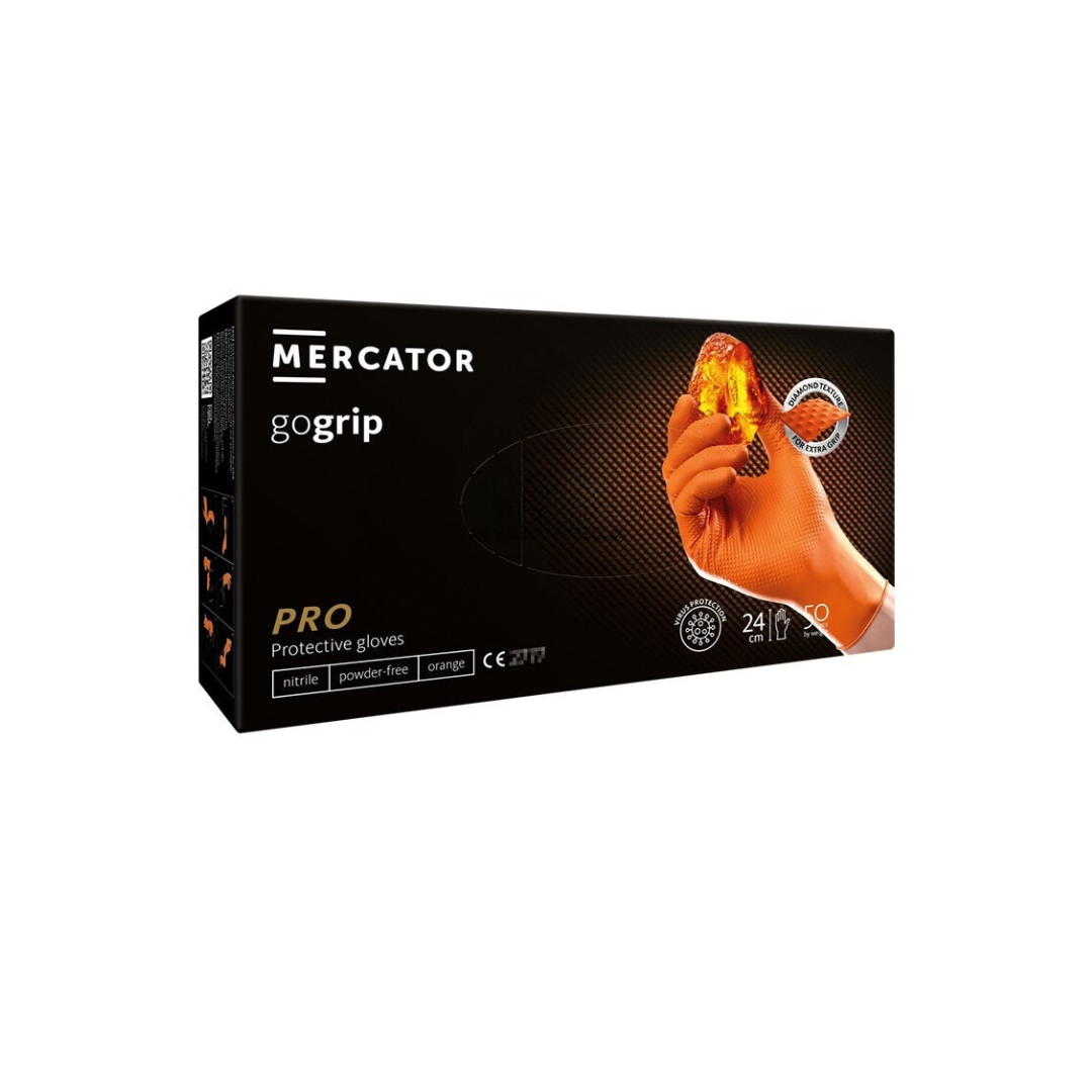 [RP30025003_0001] Gants Orange Gogrip - Mercator (M)