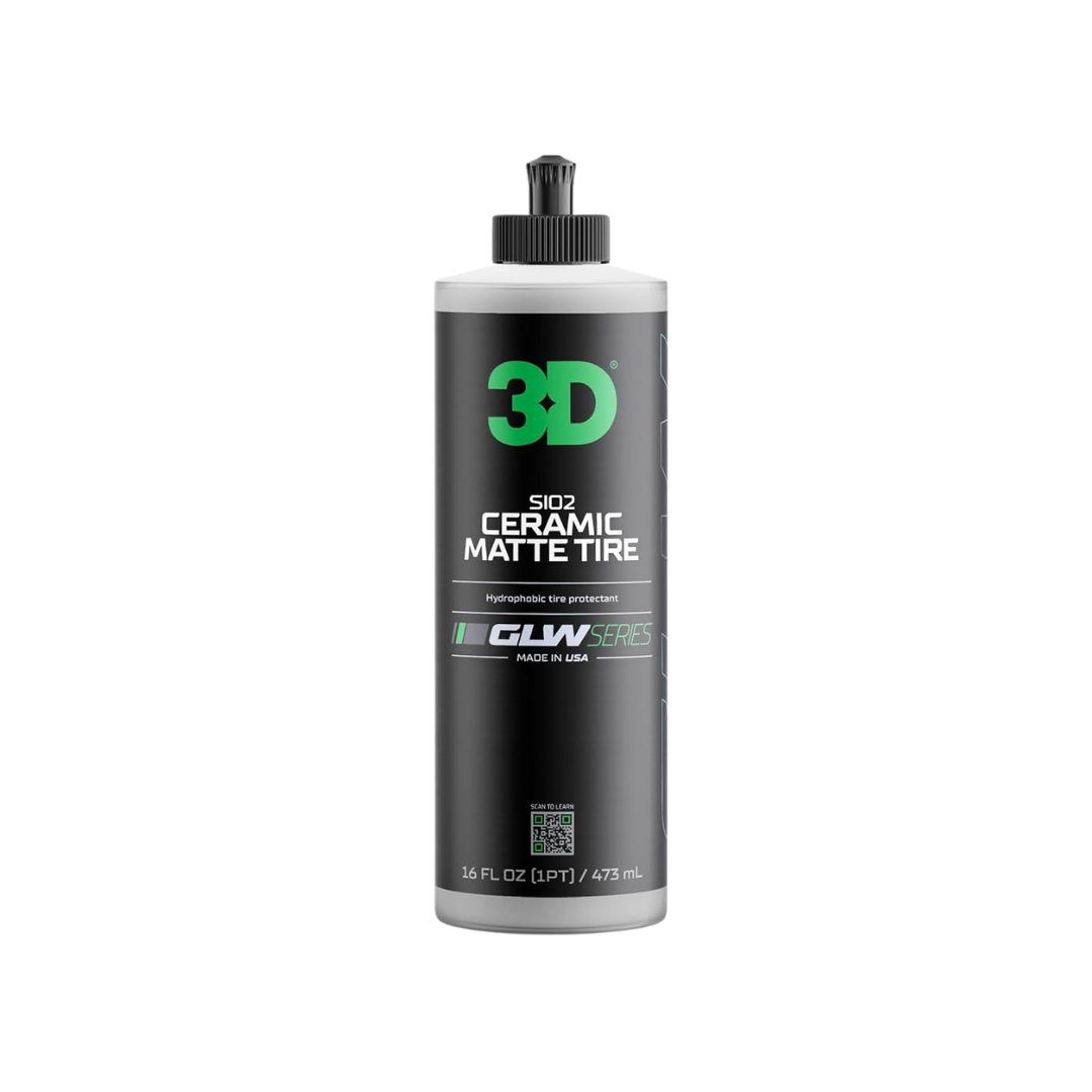 [353OZ16C] Sio2 Ceramic Matte Tire - 3D Car Care GLW