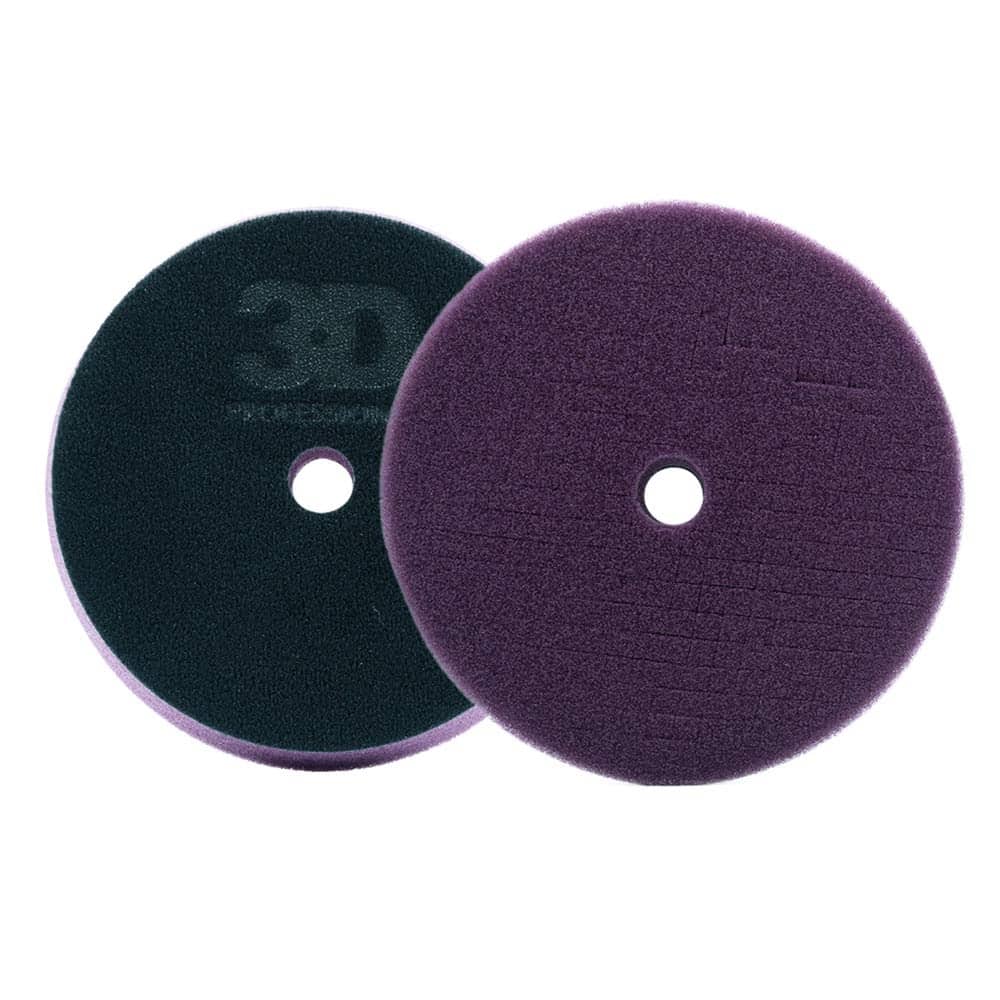 [K-56SDP] Dark Purple Spider Cutting Foam Pad 150mm - 3D Car Care