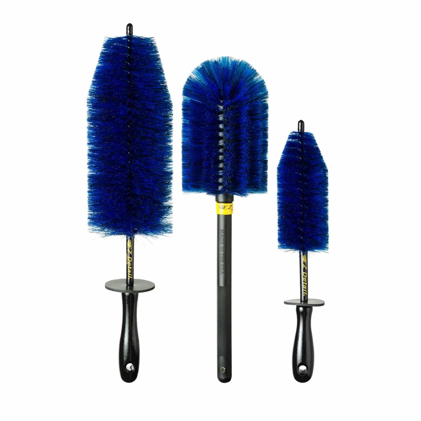 [PACK-EZ-BLEU] Lot de 3 Brosses jante EZ Detail