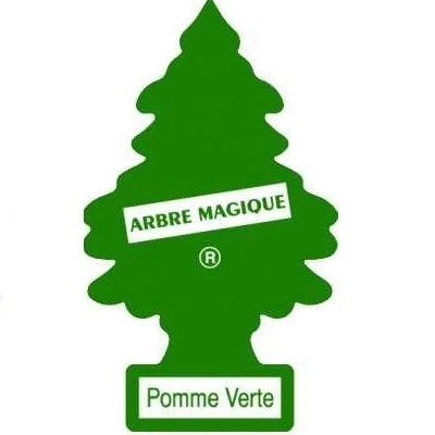 [AMPOMME] Désodorisant voiture - Arbre magique pomme verte